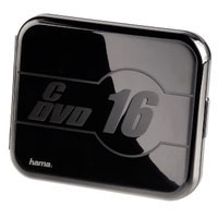 Hama CD/DVD Index-Case 16, Black (00083808)